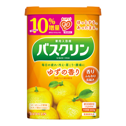 バスクリン ゆずの香り「90周年ありがとう」10%増量