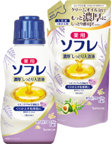 薬用ソフレ 濃厚しっとり入浴液 ホワイトフローラルの香り