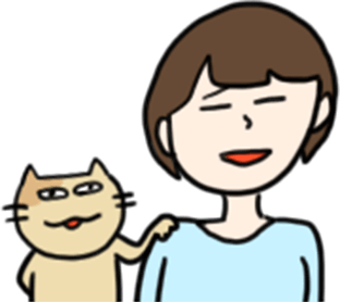 猫と女子