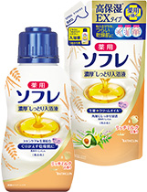薬用ソフレ 濃厚しっとり入浴液 リッチミルクの香り