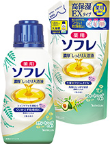 薬用ソフレ 濃厚しっとり入浴液 スウィートハーブの香り