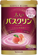 大人のバスクリン贅沢なあらごしピーチの香り