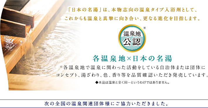 各温泉地×日本の名湯