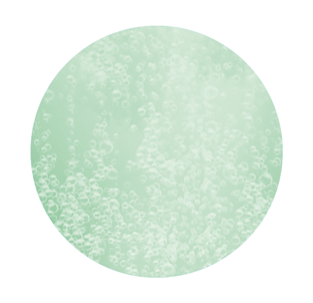 青緑色の湯（透明タイプ）
