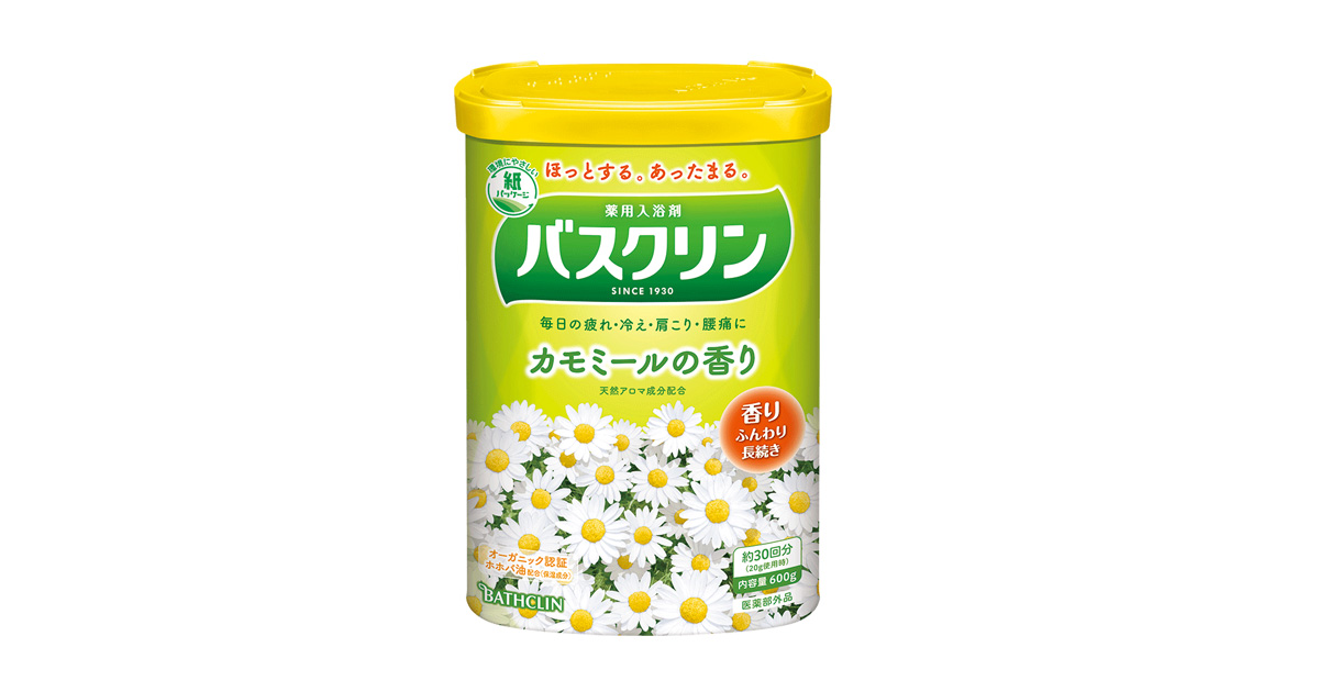 バスクリン カモミールの香り | 製品情報 | 株式会社バスクリン