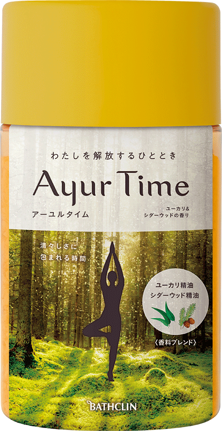 アーユルタイム ユーカリ＆シダーウッドの香り | 製品情報 - バスクリン