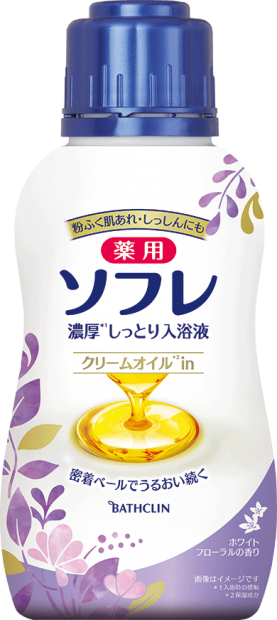 薬用ソフレ 濃厚しっとり入浴液 ホワイトフローラルの香り - 株式会社