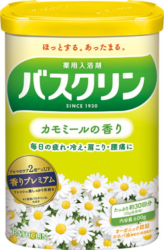 バスクリン カモミールの香り 製品情報 株式会社バスクリン