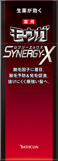 3本セット 薬用 モウガ シナジーX エックス 120ml バスクリン 育毛剤