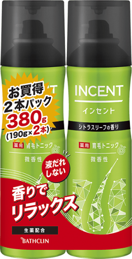 インセント<br>薬用育毛トニック 微香性