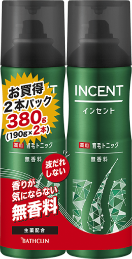 インセント<br>薬用育毛トニック 無香料