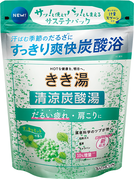 きき湯清涼炭酸湯 すっきりミントの香り