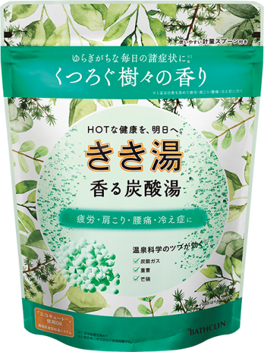 きき湯 香る炭酸湯 樹々の香り
