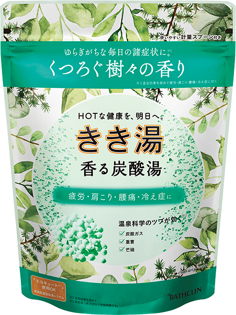 きき湯 香る炭酸湯 樹々の香り