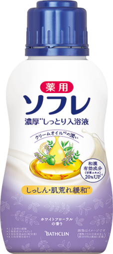 薬用ソフレ 濃厚しっとり入浴液 ホワイトフローラルの香り